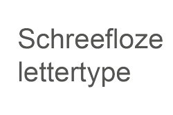 sans serif font