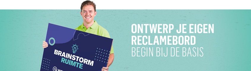 reclamebord ontwerpen