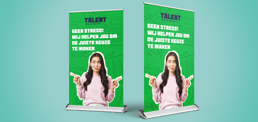 rollup banner ontwerpen en bestellen