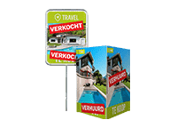 makelaars stickers: verhuurd en verkocht stickers