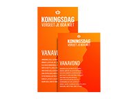 koningsdag flyers